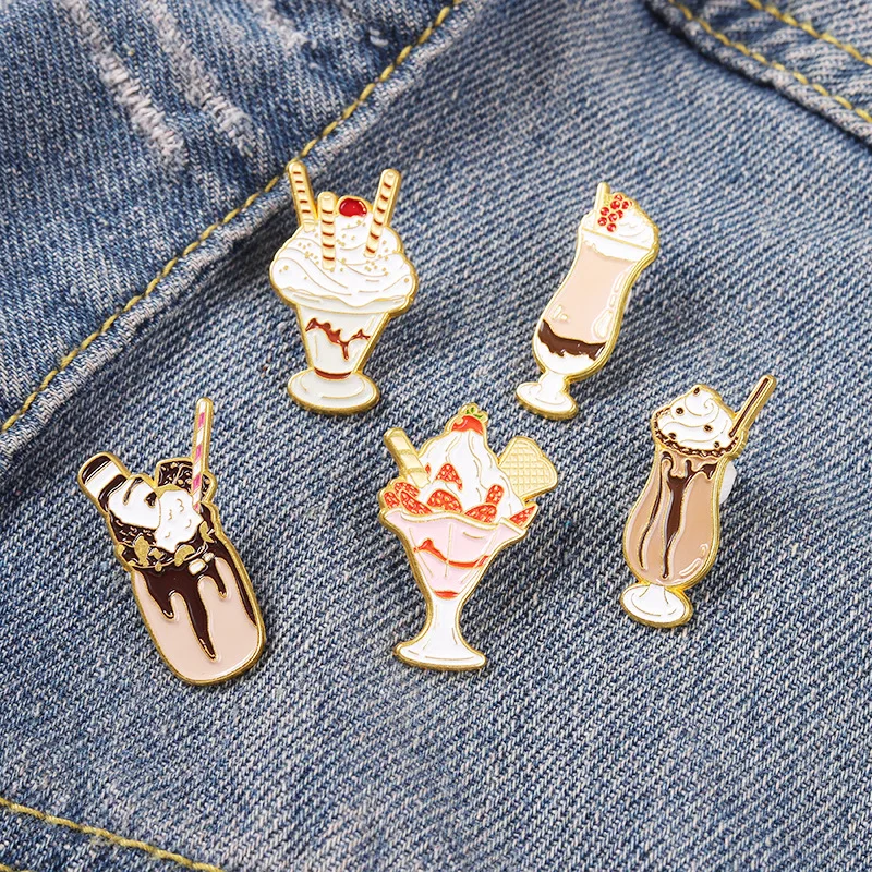 New Refreshing Drink Series Brooch Funny Kawaii Brooches Bag Lapel Pin Colorful Small Fresh Ice Cream Enamel Pin Gift for Kids
New Refreshing Drink Series Brooch Funny Kawaii Brooches Bag Lapel Pin Colorful Small Fresh Ice Cream Enamel Pin Gift for Kids