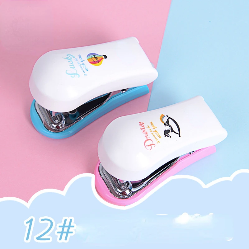 Mini Staple Free Handheld Cartoon Stapler Cute Student Binding Stapler No.12 for Paper Binding Office School and Business 2022
Mini Staple Free Handheld Cartoon Stapler Cute Student Binding Stapler No.12 for Paper Binding Office School and Business 2022