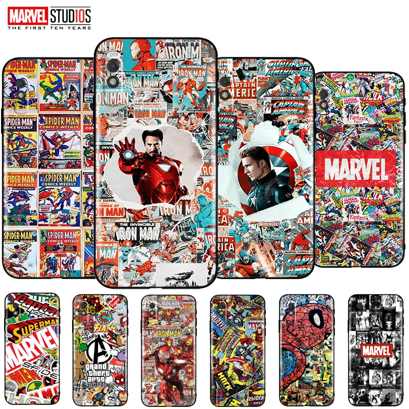 Phone Case For Xiaomi Redmi 9i Soft Funda Cover Marvel Avengers Comics Iron Man SpiderMan Hulk Thor Venom Captain America
Phone Case For Xiaomi Redmi 9i Soft Funda Cover Marvel Avengers Comics Iron Man SpiderMan Hulk Thor Venom Captain America