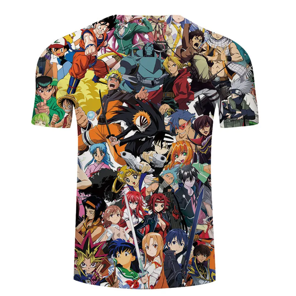 2021 Summer New Men's and Women's T-shirt Cartoon Animation 3D Printing Children's Fashion Round Neck Harajuku Top
2021 Summer New Men's and Women's T-shirt Cartoon Animation 3D Printing Children's Fashion Round Neck Harajuku Top