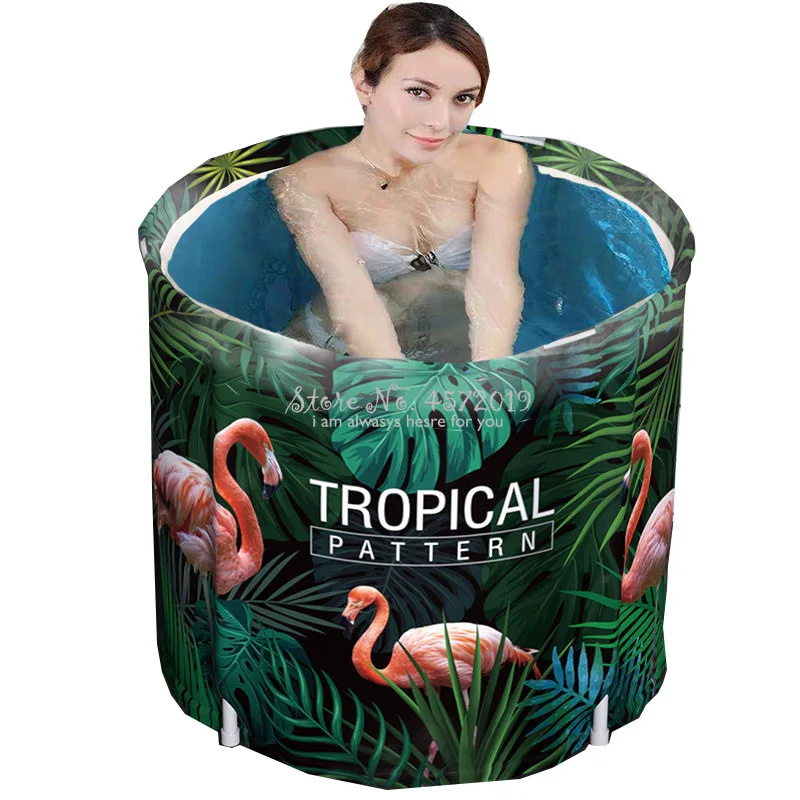 Bathtub Folding Adult Baby Child Portable Non Inflatable Bath Tub Comfortable Household Tub Shower Tray Tropical Jungle Flamingo
Bathtub Folding Adult Baby Child Portable Non Inflatable Bath Tub Comfortable Household Tub Shower Tray Tropical Jungle Flamingo