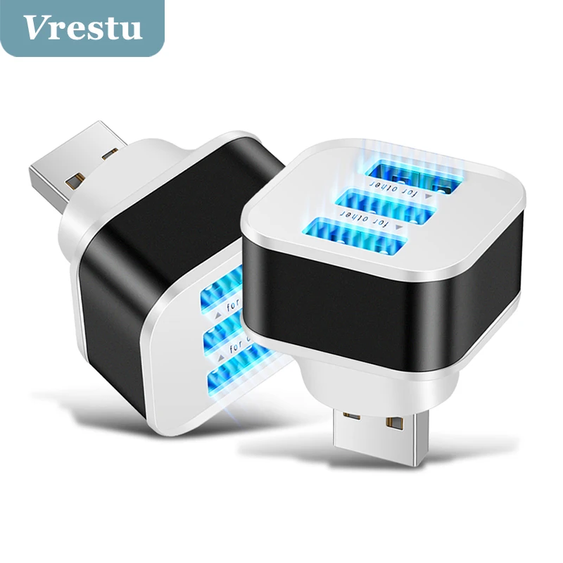 3 Port HUB USB Splitter Multi USB Hub Several Ports with LED Indicator Supply Adapter Multiple USB Extender Hab for Phone Tablet
3 Port HUB USB Splitter Multi USB Hub Several Ports with LED Indicator Supply Adapter Multiple USB Extender Hab for Phone Tablet