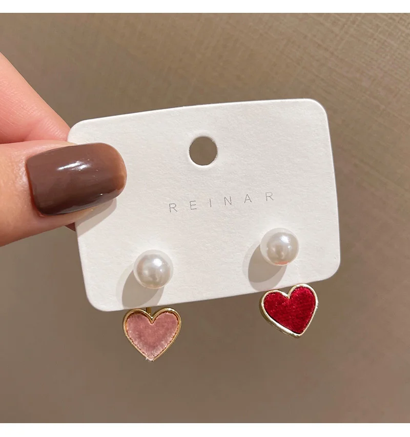 Silver Needle Asymmetric Metal Simple Love Color Female 2021 Classic Promotion Earring for Women Luxurious Party 
Silver Needle Asymmetric Metal Simple Love Color Female 2021 Classic Promotion Earring for Women Luxurious Party