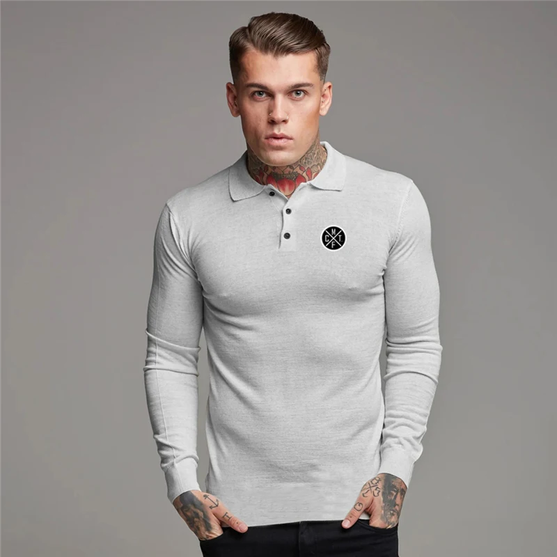 Mens Button Polo Shirt Letter Printed Shirt Autumn Long Sleeve Shirt Turn-down Collar Slim Tops Printed T-shirt
Mens Button Polo Shirt Letter Printed Shirt Autumn Long Sleeve Shirt Turn-down Collar Slim Tops Printed T-shirt