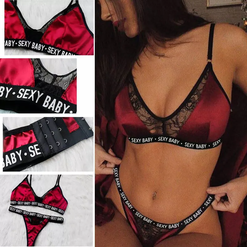 Plus Size Lace Hollow Red Erotic Lingerie Set Soft Pyjama Temptation Push Up Sexy Baby Underwear Women Set Bra And Panty Thong
Plus Size Lace Hollow Red Erotic Lingerie Set Soft Pyjama Temptation Push Up Sexy Baby Underwear Women Set Bra And Panty Thong
