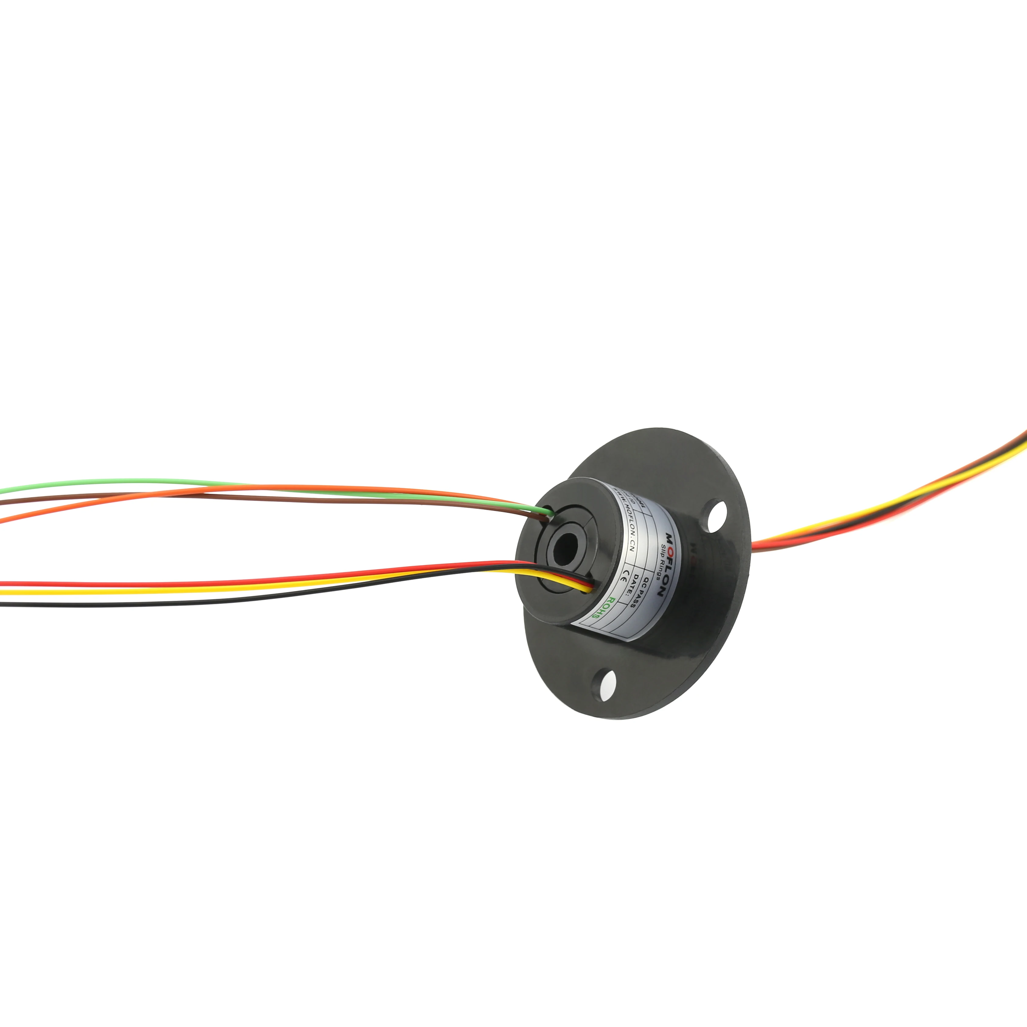 MOFLON slip ring with hole through bore slipring hole diameter38.1mmxOD99mm 12 wires 10A electric slip ring MT3899
MOFLON slip ring with hole through bore slipring hole diameter38.1mmxOD99mm 12 wires 10A electric slip ring MT3899