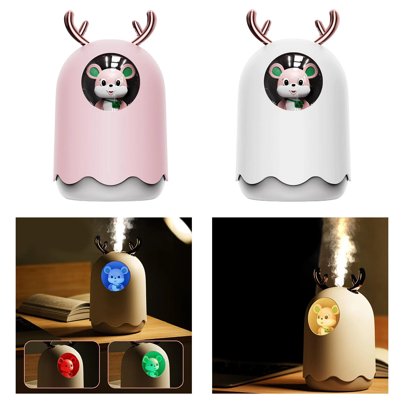 Air Humidifier 300ml Aroma Essential Oil Diffuser Mini USB Cool Mist Aromatherapy with Colorful Night Light Car Home Office Use
Air Humidifier 300ml Aroma Essential Oil Diffuser Mini USB Cool Mist Aromatherapy with Colorful Night Light Car Home Office Use