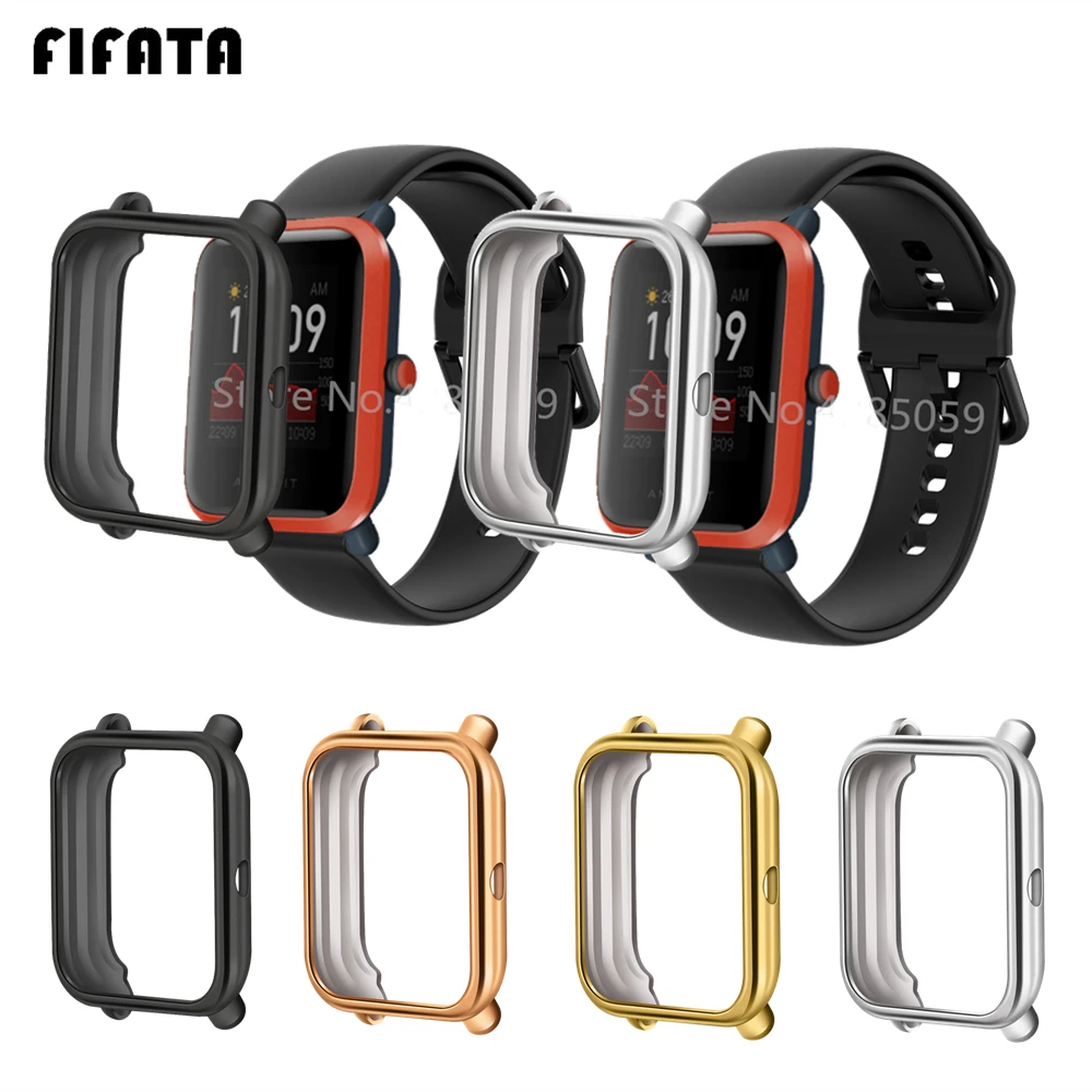 Силиконовый чехол FIFATA из ТПУ Для Xiaomi Amazfit Bip защитный Мягкий для Huami Lite Смарт часы