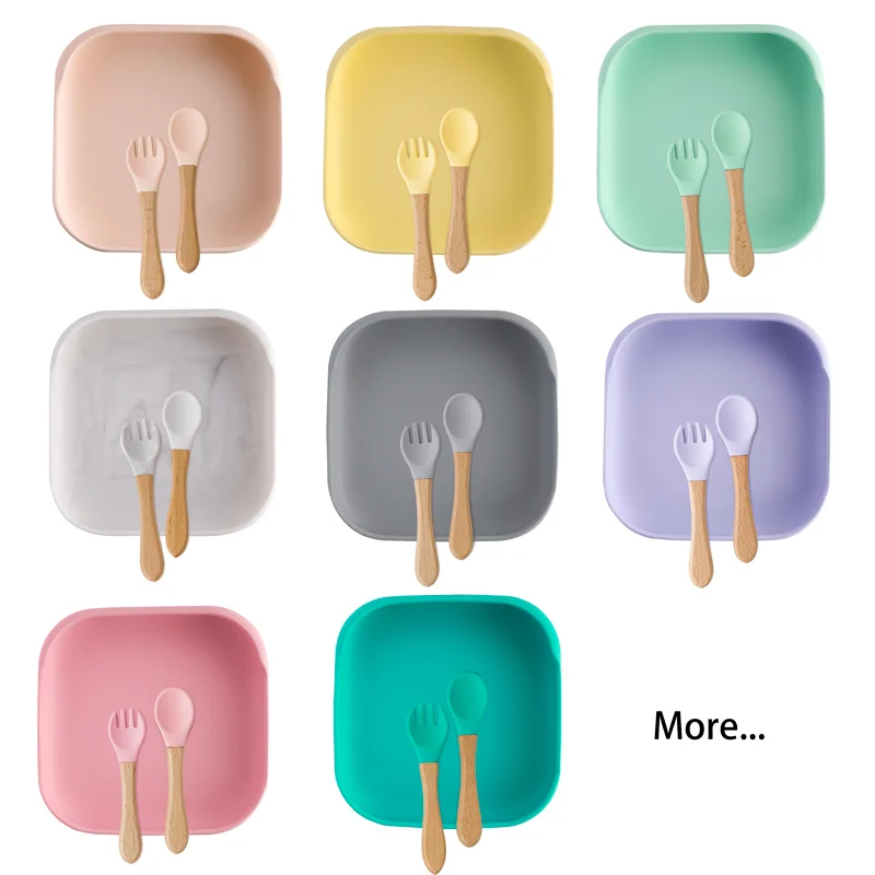 Baby Silicone Feeding Tableware Set Waterproof Suction Bowl Children's Plate Non-Slip Spoon BPA Free Silicone Baby Prodect
Baby Silicone Feeding Tableware Set Waterproof Suction Bowl Children's Plate Non-Slip Spoon BPA Free Silicone Baby Prodect