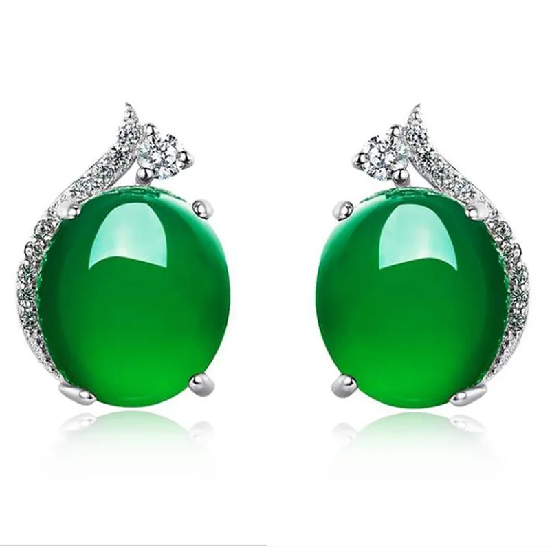 Peridot Silver Color S925 Jewelry Stud Earrings for Women Round Simple Crown Jade Earrings Fine Valentine jewelry 925 for Women
Peridot Silver Color S925 Jewelry Stud Earrings for Women Round Simple Crown Jade Earrings Fine Valentine jewelry 925 for Women