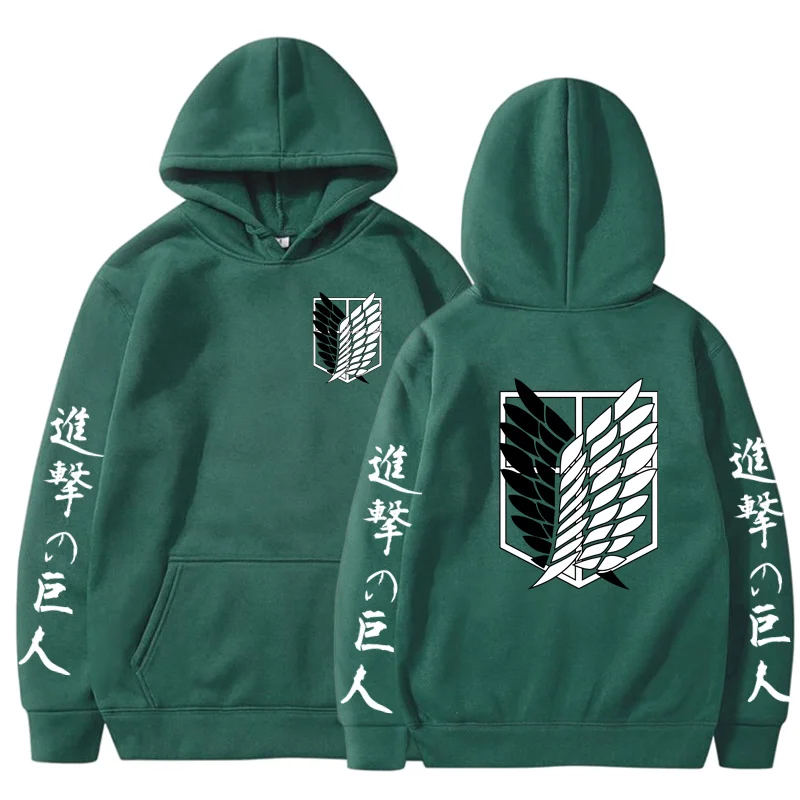 Attack on Titan Men Hoodies Autumn Casual Pullover Sweats Hoodie Fashion Sweatshirts Japan Anime Hip Hop Sweatshirt Clothes
Attack on Titan Men Hoodies Autumn Casual Pullover Sweats Hoodie Fashion Sweatshirts Japan Anime Hip Hop Sweatshirt Clothes