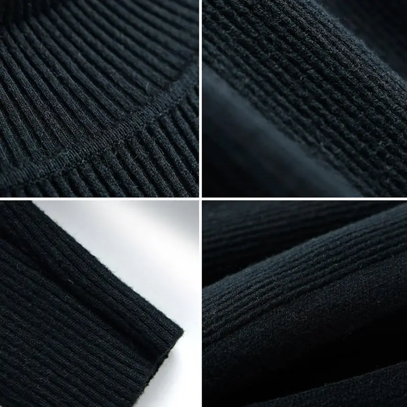 2020 new high collar knee sweater dress autumn and winter long thick loose base knitted dress
2020 new high collar knee sweater dress autumn and winter long thick loose base knitted dress