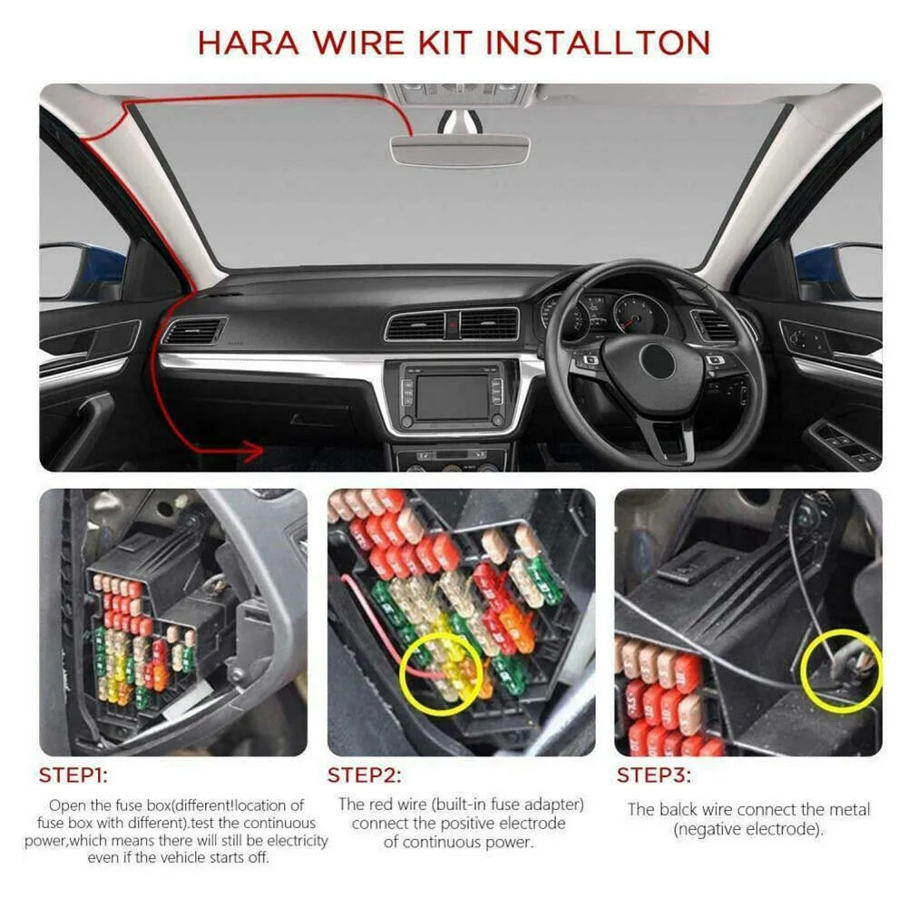 12V-24V Автомобильное зарядное устройство Аксессуар коробка Cam DVR видеорегистратор предохранитель жесткий провод Комплект запчастей
12V-24V Автомобильное зарядное устройство Аксессуар коробка Cam DVR видеорегистратор предохранитель жесткий провод Комплект запчастей