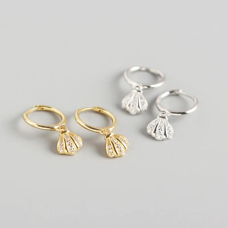 S925 Sterling Silver Geometry Zircon Round Seashell Hoop Earrings Women Everyday Silver Jewelry Party Fine Accessory Gift
S925 Sterling Silver Geometry Zircon Round Seashell Hoop Earrings Women Everyday Silver Jewelry Party Fine Accessory Gift