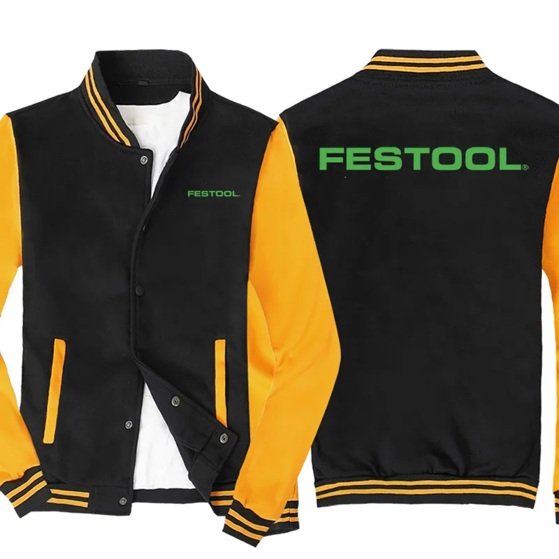 NEW Spring Autumn Festool Tools Logo Sweatshirt Men Fashion Male Hip Hop Harajuku Baseball Jacket 3 Color Uniform SlimK Tops
NEW Spring Autumn Festool Tools Logo Sweatshirt Men Fashion Male Hip Hop Harajuku Baseball Jacket 3 Color Uniform SlimK Tops