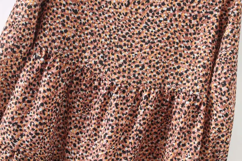 2019 women vintage pleated ruffles leopard print mini dress female o neck long sleeve casual vestidos chic sweet dresses DS1946
2019 women vintage pleated ruffles leopard print mini dress female o neck long sleeve casual vestidos chic sweet dresses DS1946