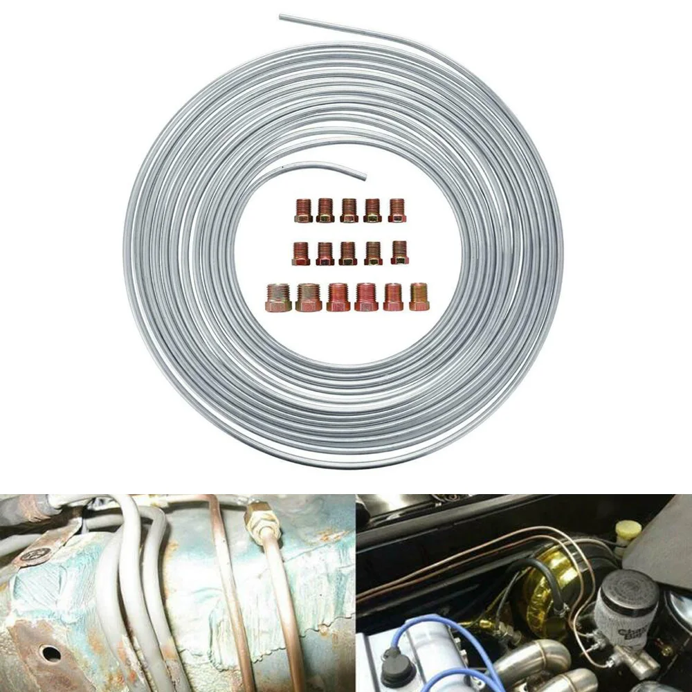 25Ft Brake Hose Line Tubing Pipe Rust Resistant Brake Line Tubing Kit With Fittings Braided Front Break Hos
25Ft Brake Hose Line Tubing Pipe Rust Resistant Brake Line Tubing Kit With Fittings Braided Front Break Hos