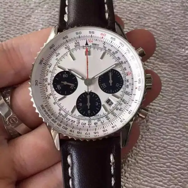 New Luxury Mens Rose Gold Brown Leather Stainless Steel Bracelet Quartz Chronograph Sapphire Glass Stopwatch Black Blue Watches
New Luxury Mens Rose Gold Brown Leather Stainless Steel Bracelet Quartz Chronograph Sapphire Glass Stopwatch Black Blue Watches