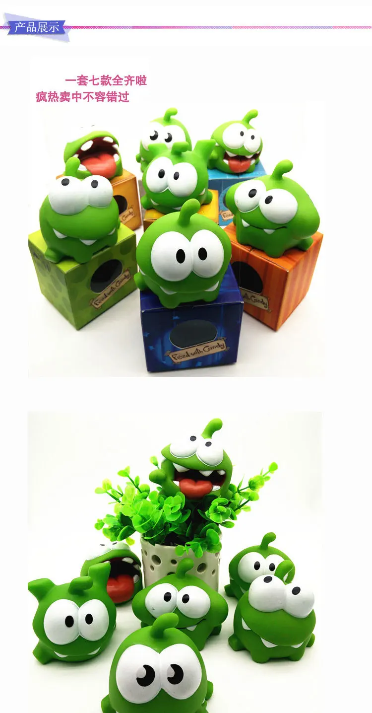 Hot1Pcs Rope Frog Vinyl Rubber Android Games Doll Cut The Rope OM NOM Candy Gulping Monster Toys Figure with Sound For baby kids
Hot1Pcs Rope Frog Vinyl Rubber Android Games Doll Cut The Rope OM NOM Candy Gulping Monster Toys Figure with Sound For baby kids
