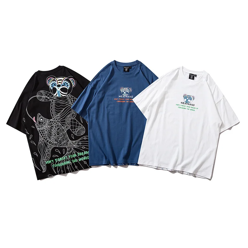 Dropshipping Harajuku Hip Hop Creative Comics Print Tees Unisex Casual Loose Short Sleeve Tops 100% Cotton Comfortable Tshirts
Dropshipping Harajuku Hip Hop Creative Comics Print Tees Unisex Casual Loose Short Sleeve Tops 100% Cotton Comfortable Tshirts