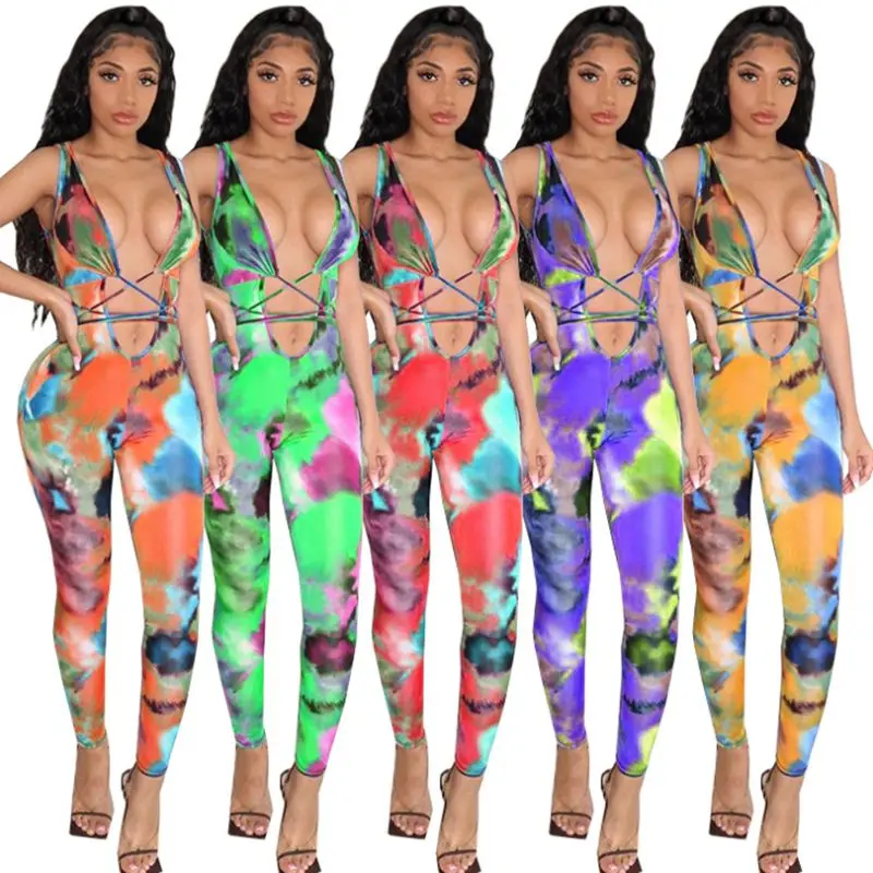 ZOOEFFBB Sexy Tie Dye Bodycon Rompers Womens Jumpsuit Corset Overalls Summer Clothes Aesthetic Club Birthday One Piece Outfits
ZOOEFFBB Sexy Tie Dye Bodycon Rompers Womens Jumpsuit Corset Overalls Summer Clothes Aesthetic Club Birthday One Piece Outfits