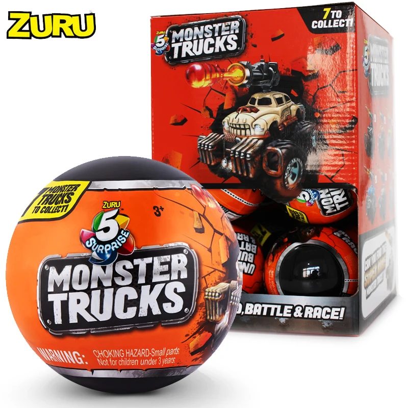 Real Zuru 5 surprise Mini Brands Toys Monster Trucks Toy Surprise Anime Children Toys For Boys Collectible Toy Mystery Capsule
Real Zuru 5 surprise Mini Brands Toys Monster Trucks Toy Surprise Anime Children Toys For Boys Collectible Toy Mystery Capsule
