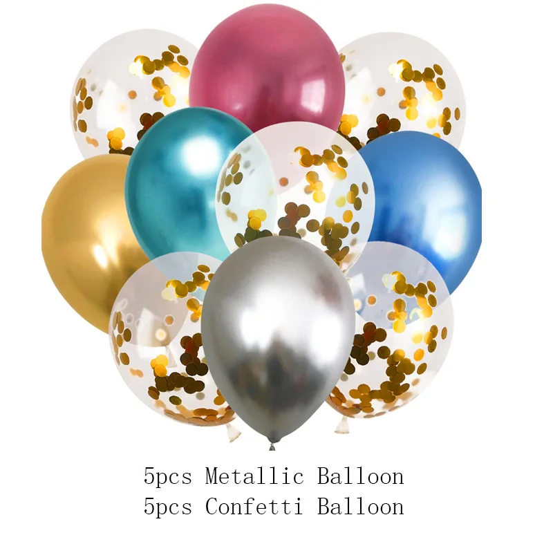 10pcs Metallic Balloons Heart Star Gold Confetti Balloon Birthday Party Decoration Kids Adult Air Balls globos Wedding Decor
10pcs Metallic Balloons Heart Star Gold Confetti Balloon Birthday Party Decoration Kids Adult Air Balls globos Wedding Decor