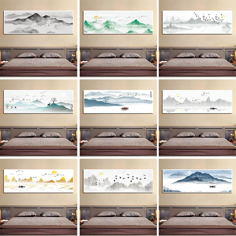 Chinese Style Sea Mountain Sunrise Landscape Canvas Painting Simple Decor Wall Art Pictures for Living Room Bedroom Aisle
Chinese Style Sea Mountain Sunrise Landscape Canvas Painting Simple Decor Wall Art Pictures for Living Room Bedroom Aisle
