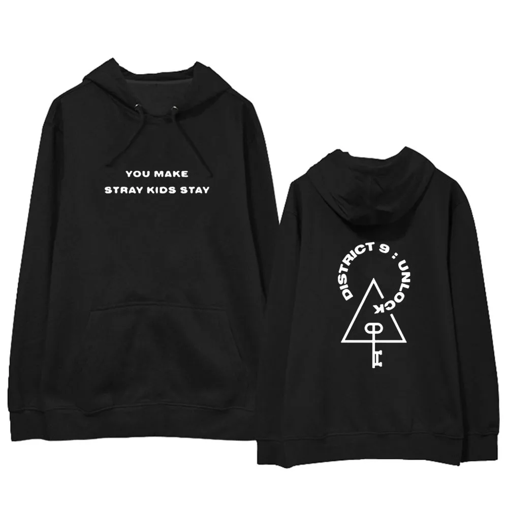 kpop Cap Hoodie Cotton Sweatershirt stray kids concert District 9 Unlock printing Hoodies Sweatshirts Long Sleeve Outerwears
kpop Cap Hoodie Cotton Sweatershirt stray kids concert District 9 Unlock printing Hoodies Sweatshirts Long Sleeve Outerwears