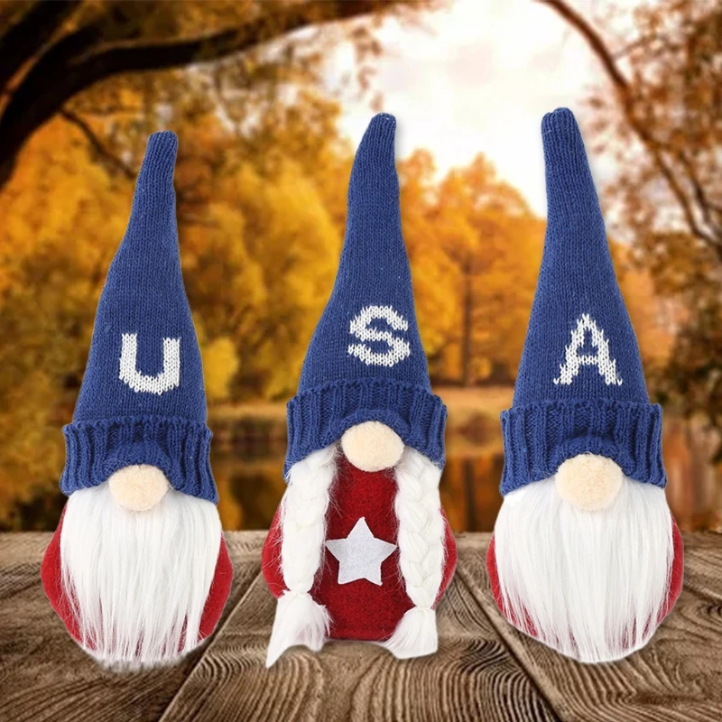 Patriotic Gnome 4th of July Gnomes Decorations Letter "U/S/A" Print Hat Elf Holiday Handmade Plush Veterans Day Autumn Swedish
Patriotic Gnome 4th of July Gnomes Decorations Letter "U/S/A" Print Hat Elf Holiday Handmade Plush Veterans Day Autumn Swedish