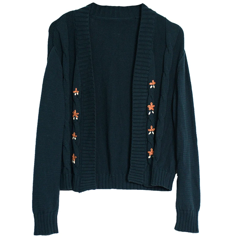 CYNTHIA Women Knitted Cardigan Female Vintage Embroidery Long-sleeve V-neck Knitwear Autumn Spring 20QDM-008 Fans +3% Discount
CYNTHIA Women Knitted Cardigan Female Vintage Embroidery Long-sleeve V-neck Knitwear Autumn Spring 20QDM-008 Fans +3% Discount