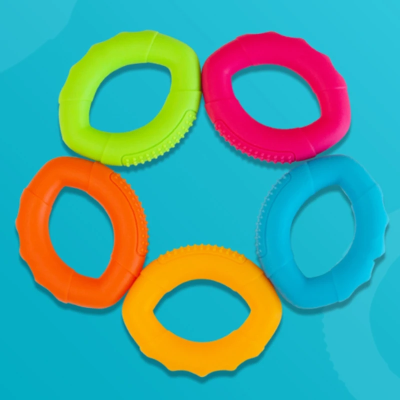Silicone Finger Gripper Hand Resistance Band Gripping Ring Wrist Stretcher Finger Forearm Trainer Exercise
Silicone Finger Gripper Hand Resistance Band Gripping Ring Wrist Stretcher Finger Forearm Trainer Exercise