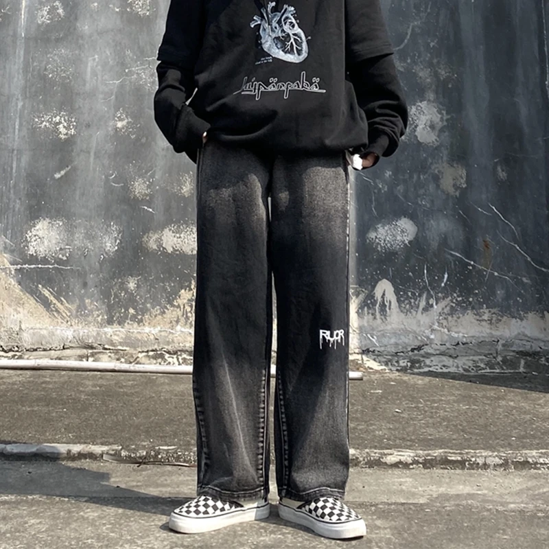 #1538 Spring Summer Black Loose Wide Leg Jeans Women Streetwear Hip Hop Jeans Long High Waist Vintage Denim Jeans Korean Fashion
#1538 Spring Summer Black Loose Wide Leg Jeans Women Streetwear Hip Hop Jeans Long High Waist Vintage Denim Jeans Korean Fashion