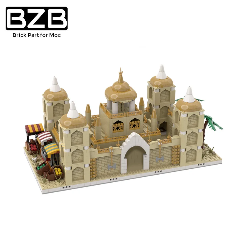 BZB MOC 33097 Desert Street View Desert Palace Village Building Block Model Bazaar Desert Village Building DIY Toys Dor Children
BZB MOC 33097 Desert Street View Desert Palace Village Building Block Model Bazaar Desert Village Building DIY Toys Dor Children