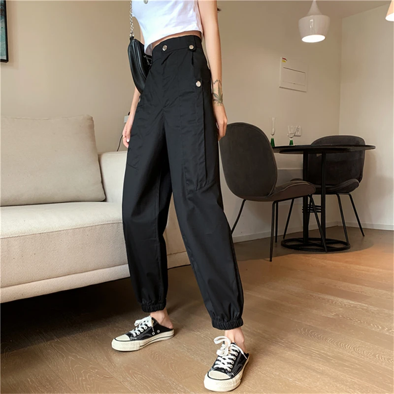 Slacks Women's Loose Summer Pants Soft Silk Ankle-Length Wide Leg Pants Women High Waisted Trousers Y591
Slacks Women's Loose Summer Pants Soft Silk Ankle-Length Wide Leg Pants Women High Waisted Trousers Y591