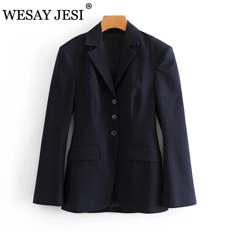 WESAY JESI ZA 2021 Women's Jacket TRAF Spring Autumn Jacket Casual Solid Color Single-breasted Waist Pocket Elegant Retro Blazer
WESAY JESI ZA 2021 Women's Jacket TRAF Spring Autumn Jacket Casual Solid Color Single-breasted Waist Pocket Elegant Retro Blazer