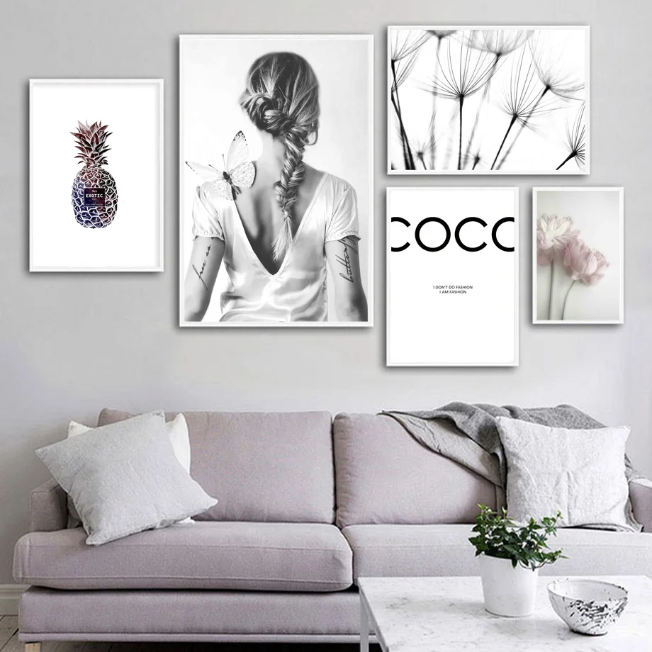 Dandelion Pineapple Flower Butterfly Girl Wall Art Canvas Painting Nordic Posters And Prints Wall Pictures For Living Room Decor
Dandelion Pineapple Flower Butterfly Girl Wall Art Canvas Painting Nordic Posters And Prints Wall Pictures For Living Room Decor