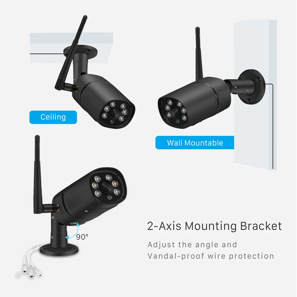 ANBIUX 1080P IP Camera H.265 Infrared Night Vision Two Way Audio Surveillance Camera Ai Human Detect Wireless Security Camera 
ANBIUX 1080P IP Camera H.265 Infrared Night Vision Two Way Audio Surveillance Camera Ai Human Detect Wireless Security Camera