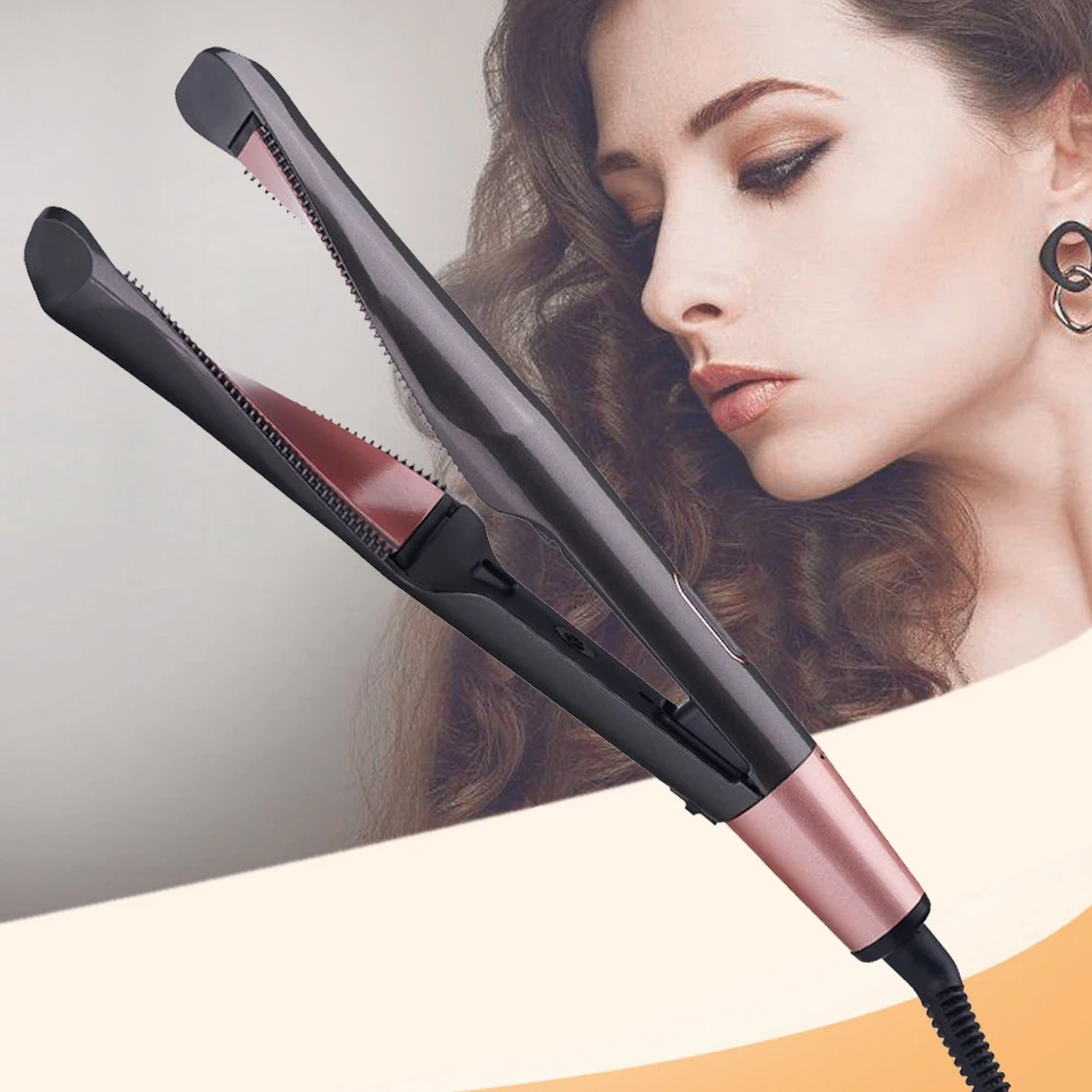 Straight And Curl 2 in 1 Hair Curling Straightening Tourmaline Ceramics Flat Styling Tool Tyme Iron Pro Hair Curler Straightener
Straight And Curl 2 in 1 Hair Curling Straightening Tourmaline Ceramics Flat Styling Tool Tyme Iron Pro Hair Curler Straightener
