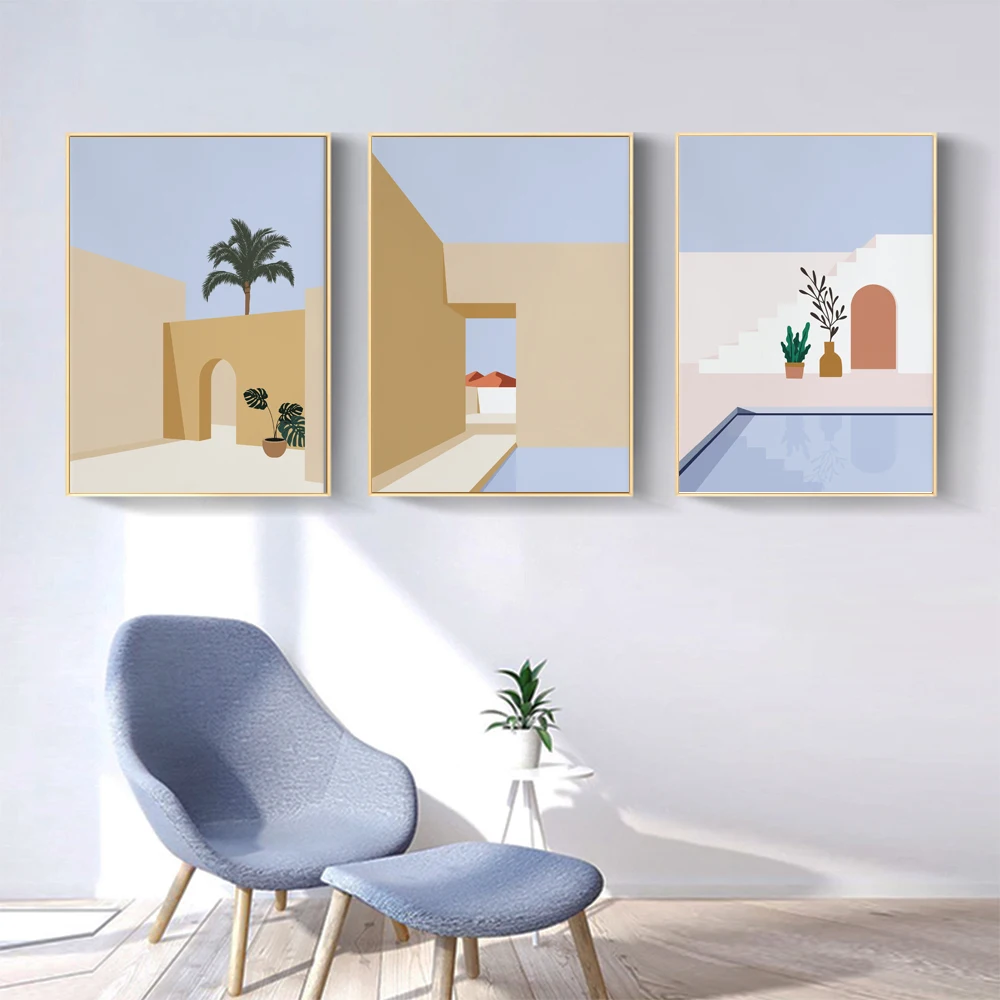 Bohemian Style Poster Indoor Landscape Canvas Painting Minimalism Art Print Modern Wall Picture For Living Room Home Decor
Bohemian Style Poster Indoor Landscape Canvas Painting Minimalism Art Print Modern Wall Picture For Living Room Home Decor