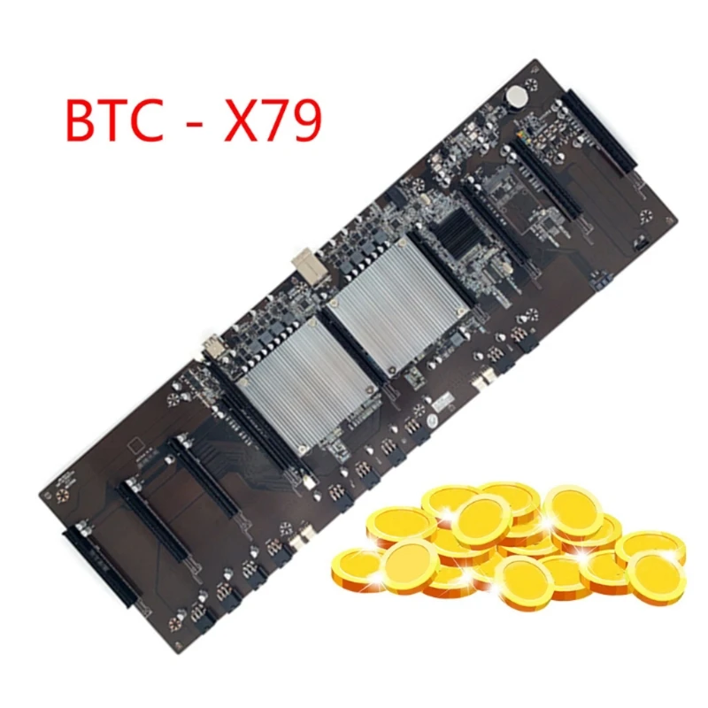 BTC X79 Dual CPU Miner Motherboard Support 9 x 3060 GPU Cryptocurrency Mining BTC Motherboard DDR3 PCI-E 3.0 16X QXNF
BTC X79 Dual CPU Miner Motherboard Support 9 x 3060 GPU Cryptocurrency Mining BTC Motherboard DDR3 PCI-E 3.0 16X QXNF