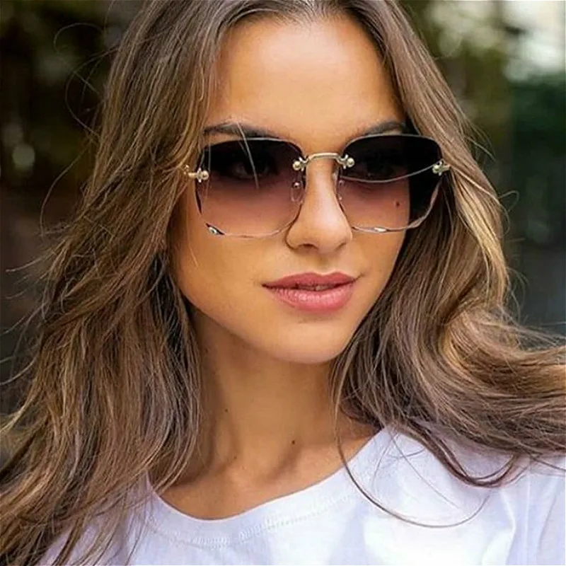 Square Rimless Sunglasses Women Luxury Brand Designer Summer Red Glasses Fashion Sun glasses Men UV400 Driver Goggles
Square Rimless Sunglasses Women Luxury Brand Designer Summer Red Glasses Fashion Sun glasses Men UV400 Driver Goggles