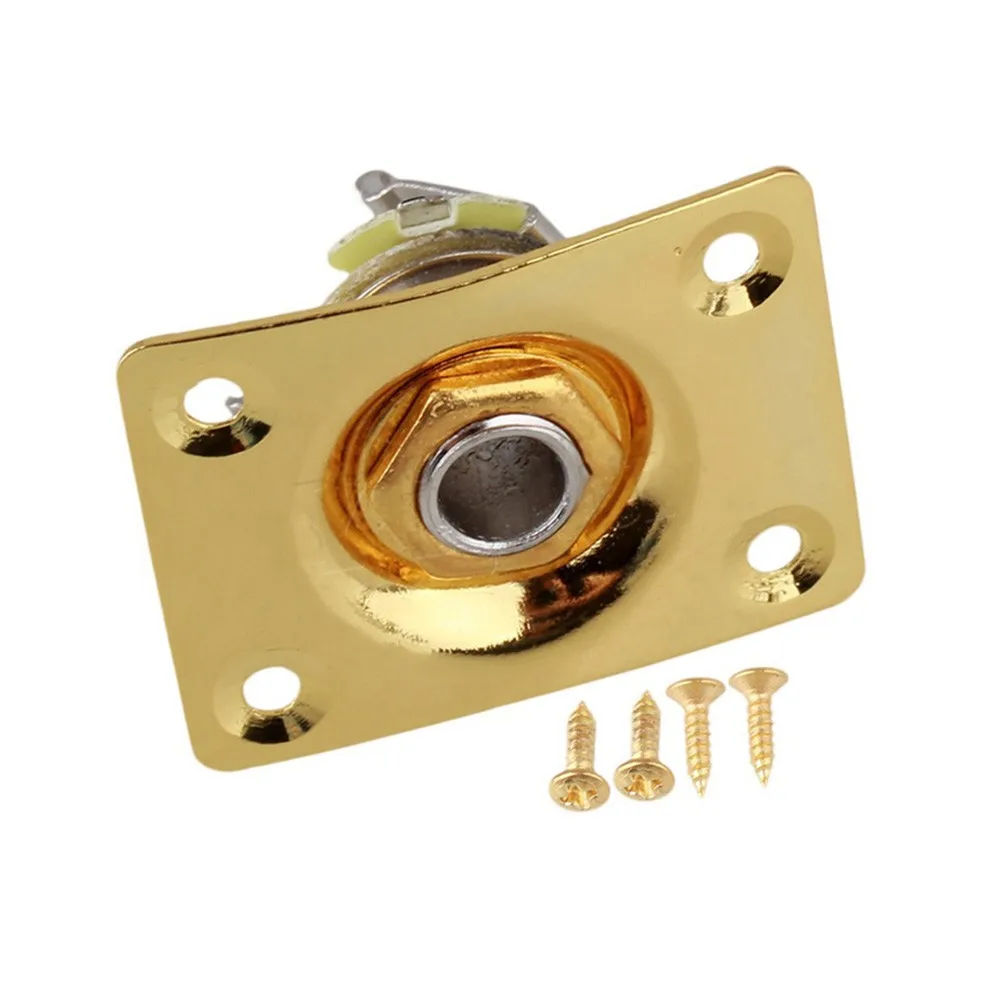 4pcs Electric Guitar Output Jack Board Socket Pickup Jack 6.35mm Square Pickup Jack Socket Square With Jack And Screws
4pcs Electric Guitar Output Jack Board Socket Pickup Jack 6.35mm Square Pickup Jack Socket Square With Jack And Screws