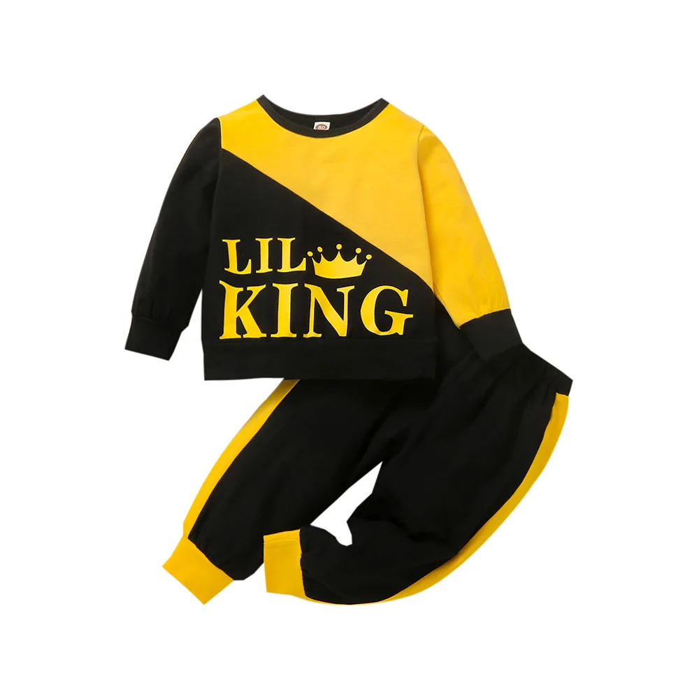 2 Piece Set Newborn Baby Boys Letter Print Elastic Waist Casual Jersey Long Sleeve Pants Pullover Round Neck Cotton Clothing
2 Piece Set Newborn Baby Boys Letter Print Elastic Waist Casual Jersey Long Sleeve Pants Pullover Round Neck Cotton Clothing