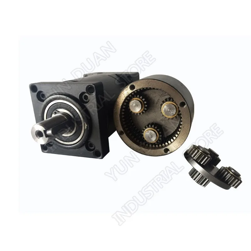 6:1 Speed Ratio Nema24 60mm Planetary Gearbox Reducer Shaft 14mm Carbon Steel Gear for 200W 400W 600W Servo Motor
6:1 Speed Ratio Nema24 60mm Planetary Gearbox Reducer Shaft 14mm Carbon Steel Gear for 200W 400W 600W Servo Motor