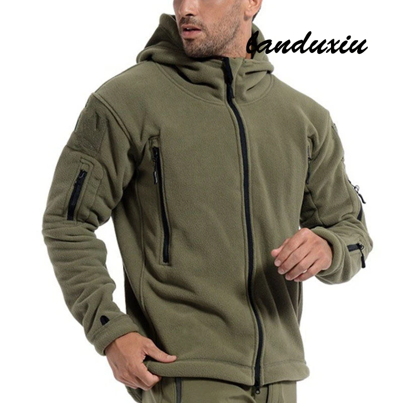 Men Winter Thermal Fleece Military Tactical Jacket Outdoor Sports Hooded Coat Hiking Hunting Combat Camping Army landuxiu
Men Winter Thermal Fleece Military Tactical Jacket Outdoor Sports Hooded Coat Hiking Hunting Combat Camping Army landuxiu