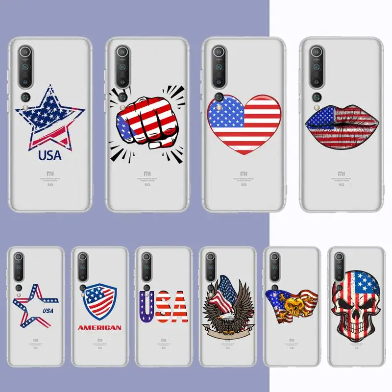 America USA Flag Phone Case For Redmi Note 5 7 8 9 10 A K20 pro max lite for Xiaomi 10pro 10T
America USA Flag Phone Case For Redmi Note 5 7 8 9 10 A K20 pro max lite for Xiaomi 10pro 10T