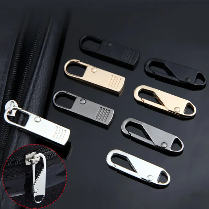 Fashion Metal Zipper Slider Puller Instant Zipper Repair Kit Replacement For Broken Buckle Travel Bag Suitcase Zipper Head
Fashion Metal Zipper Slider Puller Instant Zipper Repair Kit Replacement For Broken Buckle Travel Bag Suitcase Zipper Head