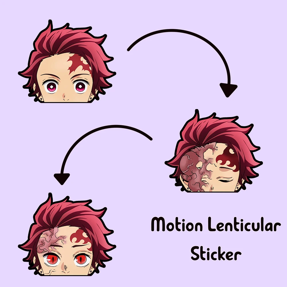 Tanjirou Peeker Sticker Demon Slayer Kimetsu No Yaiba Motion Sticker Waterproof Decals for Cars,Laptop, Refrigerator, Etc
Tanjirou Peeker Sticker Demon Slayer Kimetsu No Yaiba Motion Sticker Waterproof Decals for Cars,Laptop, Refrigerator, Etc