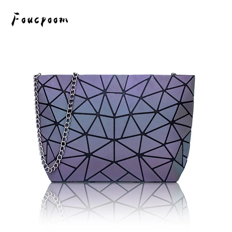 Geometric Folding Fashion Large Capacity Handbags Luminous Tote Chain Shoulder Ladies Bag 2021 Messenger Bag Women's Chain Bag
Geometric Folding Fashion Large Capacity Handbags Luminous Tote Chain Shoulder Ladies Bag 2021 Messenger Bag Women's Chain Bag